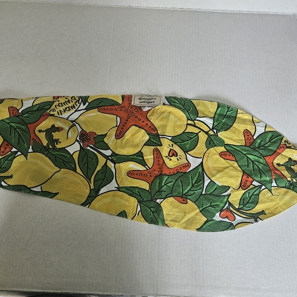 Alessandro Enriquez Lemon Print Tie Back Tube Top IT 42 - Picture 13 of 14